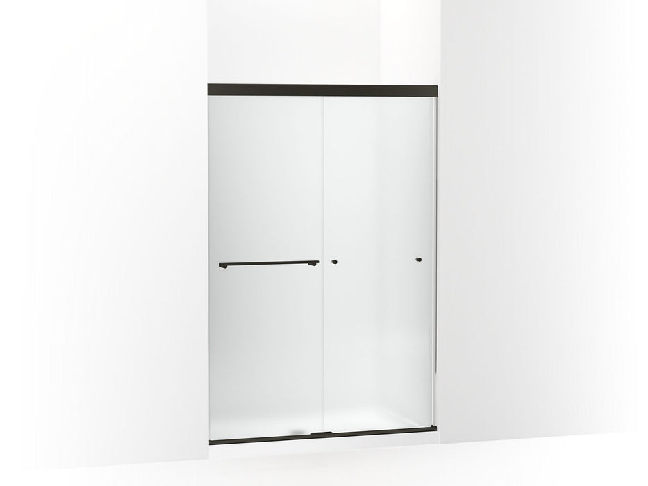 KOHLER K-707101-D3 Revel Sliding shower door, 70" H x 44-5/8 - 47-5/8" W, with 5/16" thick Frosted glass