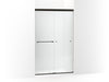 KOHLER K-707106-D3 Revel Sliding shower door, 76" H x 44-5/8 - 47-5/8" W, with 5/16" thick Frosted glass