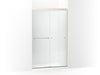 KOHLER K-707106-D3 Revel Sliding shower door, 76" H x 44-5/8 - 47-5/8" W, with 5/16" thick Frosted glass