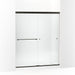 KOHLER K-707201-D3 Revel Sliding shower door, 70" H x 56-5/8 - 59-5/8" W, with 5/16" thick Frosted glass