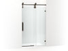 KOHLER K-701727-10L Artifacts 80-7/8" H sliding shower door with 3/8"-thick glass