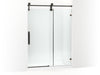 KOHLER K-701724-10L Artifacts 80-7/8" H sliding shower door with 3/8"-thick glass