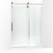 KOHLER K-701725-10L Artifacts 80-7/8" H sliding shower door with 3/8"-thick glass