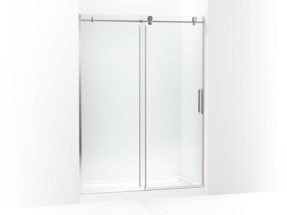 KOHLER K-701696-L Composed Sliding shower door, 78" H x 56-1/8 - 59-7/8" W, with 3/8" thick Crystal Clear glass