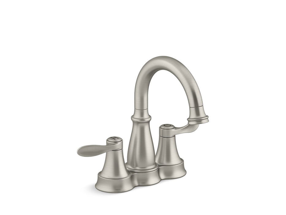 KOHLER K-27378-4N Bellera Centerset bathroom sink faucet, 0.5 gpm
