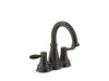 KOHLER K-27378-4N Bellera Centerset bathroom sink faucet, 0.5 gpm