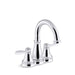 KOHLER K-27378-4K Bellera Centerset bathroom sink faucet, 1.0 gpm