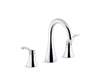 KOHLER K-27390-4 Simplice Widespread bathroom sink faucet, 1.2 gpm