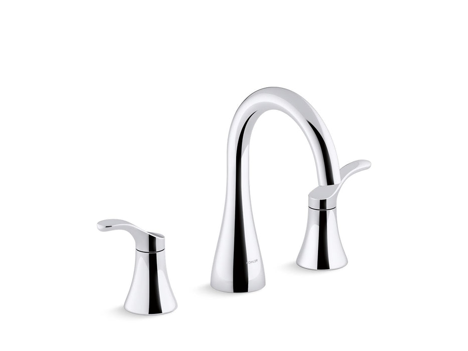 KOHLER K-27390-4 Simplice Widespread bathroom sink faucet, 1.2 gpm