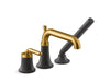 KOHLER K-26441-4 Tone Deck-mount bath faucet with handshower