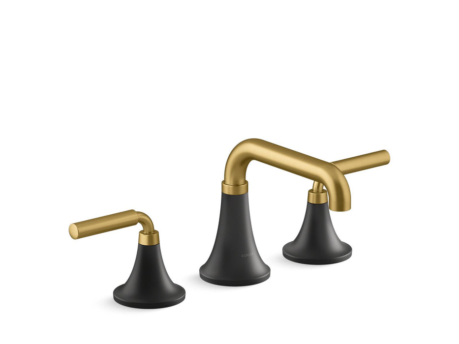 KOHLER K-27416-4 Tone Widespread bathroom sink faucet, 1.2 gpm