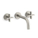 Kallista P21803-CR One Wall Mnt Lav W/Cross & Short Spout
