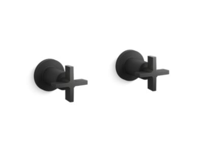 Kallista P24508-CR One Wall Mount Bath Set, Cross Handle