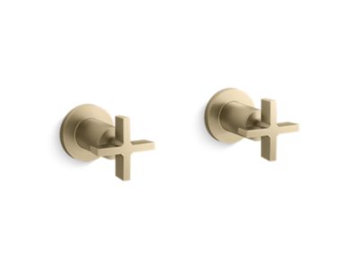 Kallista P24508-CR One Wall Mount Bath Set, Cross Handle
