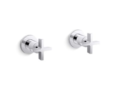 Kallista P24508-CR One Wall Mount Bath Set, Cross Handle