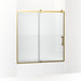 KOHLER K-702253-10G81 Rely 62-1/2" H sliding bath door with 3/8"-thick glass