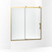 KOHLER K-702253-10L Rely 62-1/2" H sliding bath door with 3/8"-thick glass