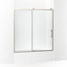 KOHLER K-702253-10L Rely 62-1/2" H sliding bath door with 3/8"-thick glass