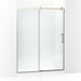 KOHLER K-702256-10L Rely 77" H sliding shower door with 3/8"-thick glass