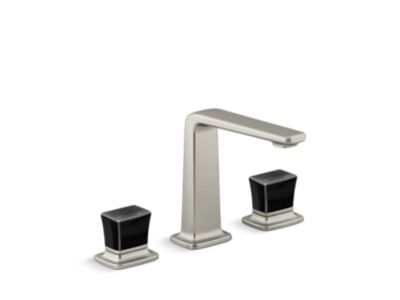 Kallista P29383-CB Per Se Sink Faucet, Tall, Black Cr Knob