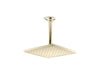 KOHLER K-13695-G Contemporary 8" square single-function rainhead, 1.75 gpm