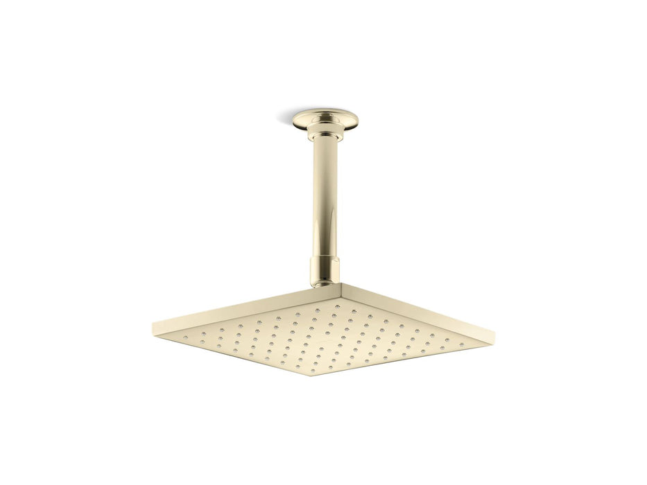 KOHLER K-13695-G Contemporary 8" square single-function rainhead, 1.75 gpm
