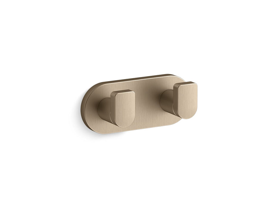 KOHLER K-73146 Composed Double robe hook