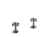 KOHLER K-T98071-3 Artifacts Deck-mount bath faucet handle trim with Cross design