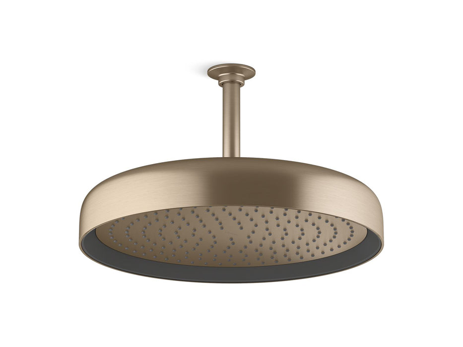 KOHLER Statement Round 14" single-function rainhead, 2.5 gpm