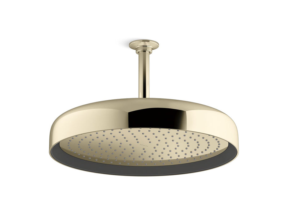 KOHLER Statement Round 14" single-function rainhead, 2.5 gpm