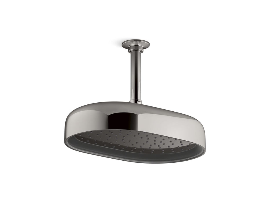 KOHLER K-26293-G Statement Oblong 12" single-function rainhead, 1.75 gpm