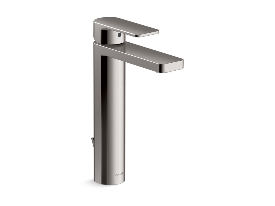 KOHLER K-23475-4N Parallel Tall single-handle bathroom sink faucet, 0.5 gpm