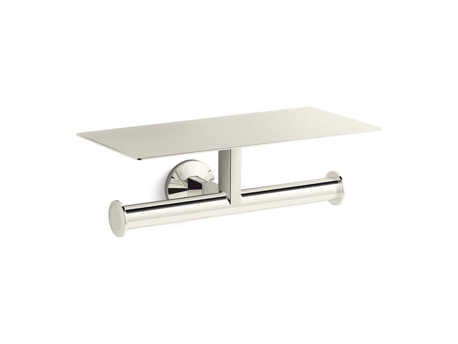 KOHLER Components Covered double toilet paper holder