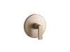 KOHLER K-T73133-4 Composed MasterShower temperature control valve trim with lever handle