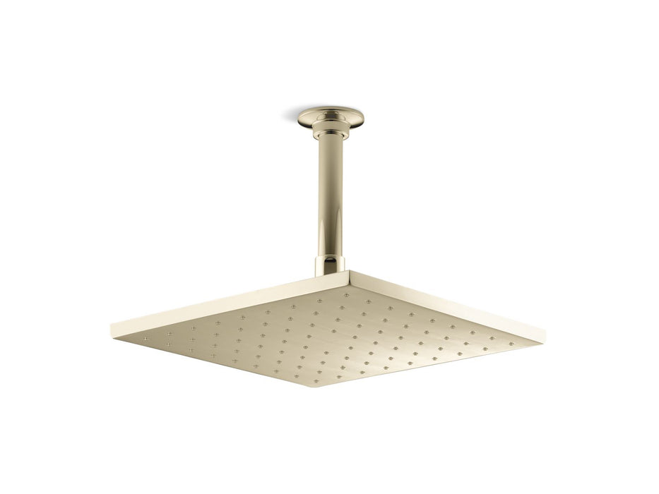 KOHLER Contemporary Square 10" single-function rainhead, 2.5 gpm
