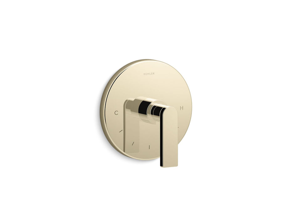 KOHLER K-T73133-4 Composed MasterShower temperature control valve trim with lever handle
