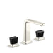 Kallista P29383-CB Per Se Sink Faucet, Tall, Black Cr Knob