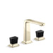 Kallista P29383-CB Per Se Sink Faucet, Tall, Black Cr Knob