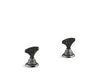 KOHLER K-98068-6NRO Artifacts Nero Marquina T-handle bathroom sink faucet handles