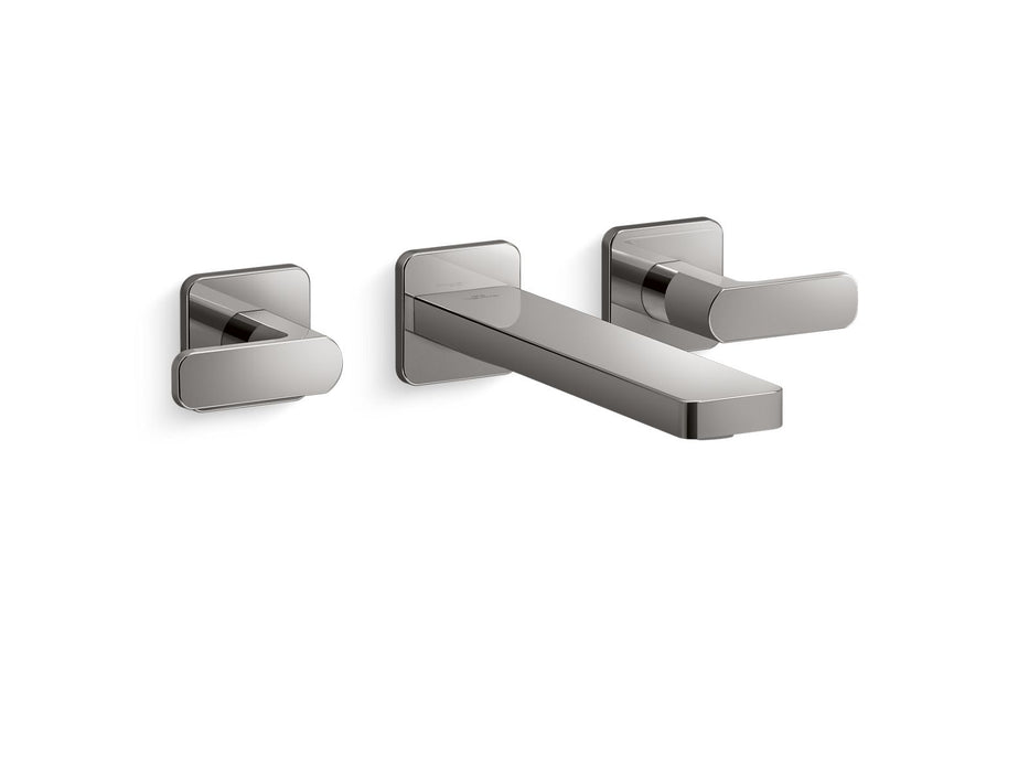KOHLER K-T27120-4 Parallel Wall-mount bathroom sink faucet trim, 1.2 gpm