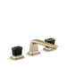 Kallista P24705-CB Per Se Sink Faucet, Black Crystal Knob