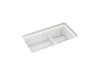 KOHLER K-27786 Cairn Smart Divide 33-1/2" undermount double-bowl kitchen sink