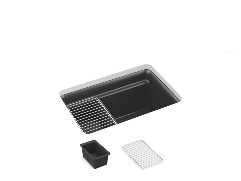 KOHLER K-27787 Cairn 27-1/2" undermount single-bowl utility sink
