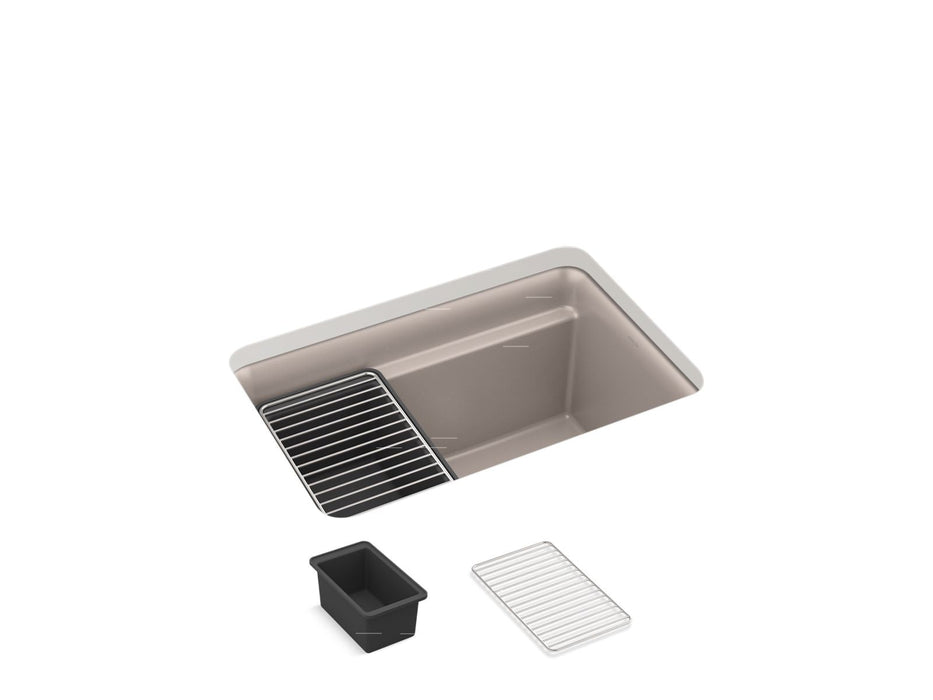 KOHLER K-27787 Cairn 27-1/2" undermount single-bowl utility sink