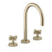 Kallista P24490-CR One Basin Set, Gooseneck, Cross Handle
