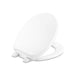 KOHLER K-29031 Drift Tab ReadyLatch Quiet-Close round-front toilet seat