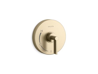 Kallista P24415-LV One Pb Shower Trim W/O Divrt, Lever Hdl