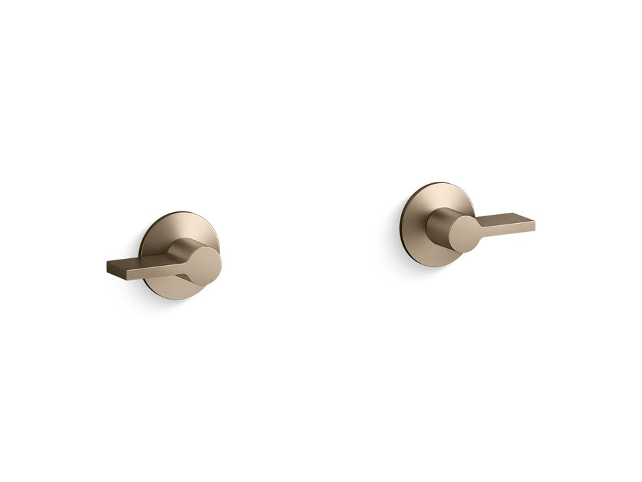 KOHLER K-T77981-4 Components Wall-mount bathroom sink faucet Lever handle trim