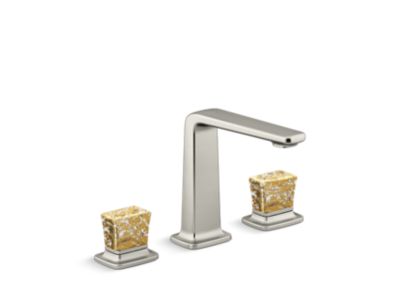Kallista P29383-GF Per Se Sink Faucet, Tall, Gold Fl Knob