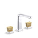 Kallista P29383-GF Per Se Sink Faucet, Tall, Gold Fl Knob